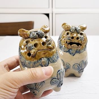 001 シーサー置物 Amazon.co.jp: 沖縄土産 シーサー 置物 ミニ 玄関 ペア 楽天