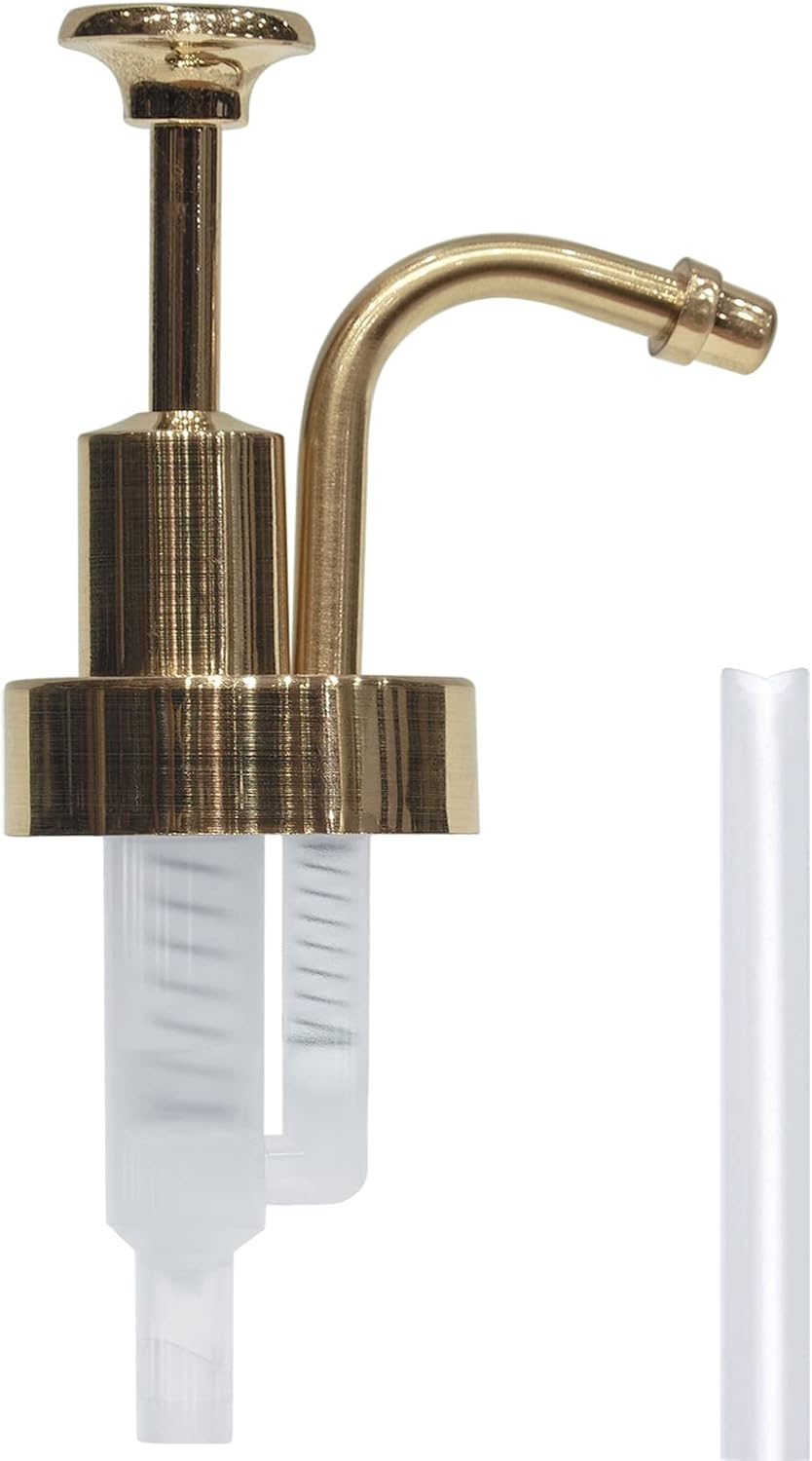 Soap Dispenser Pump Replacement, Golden Gloss Smooth Action
