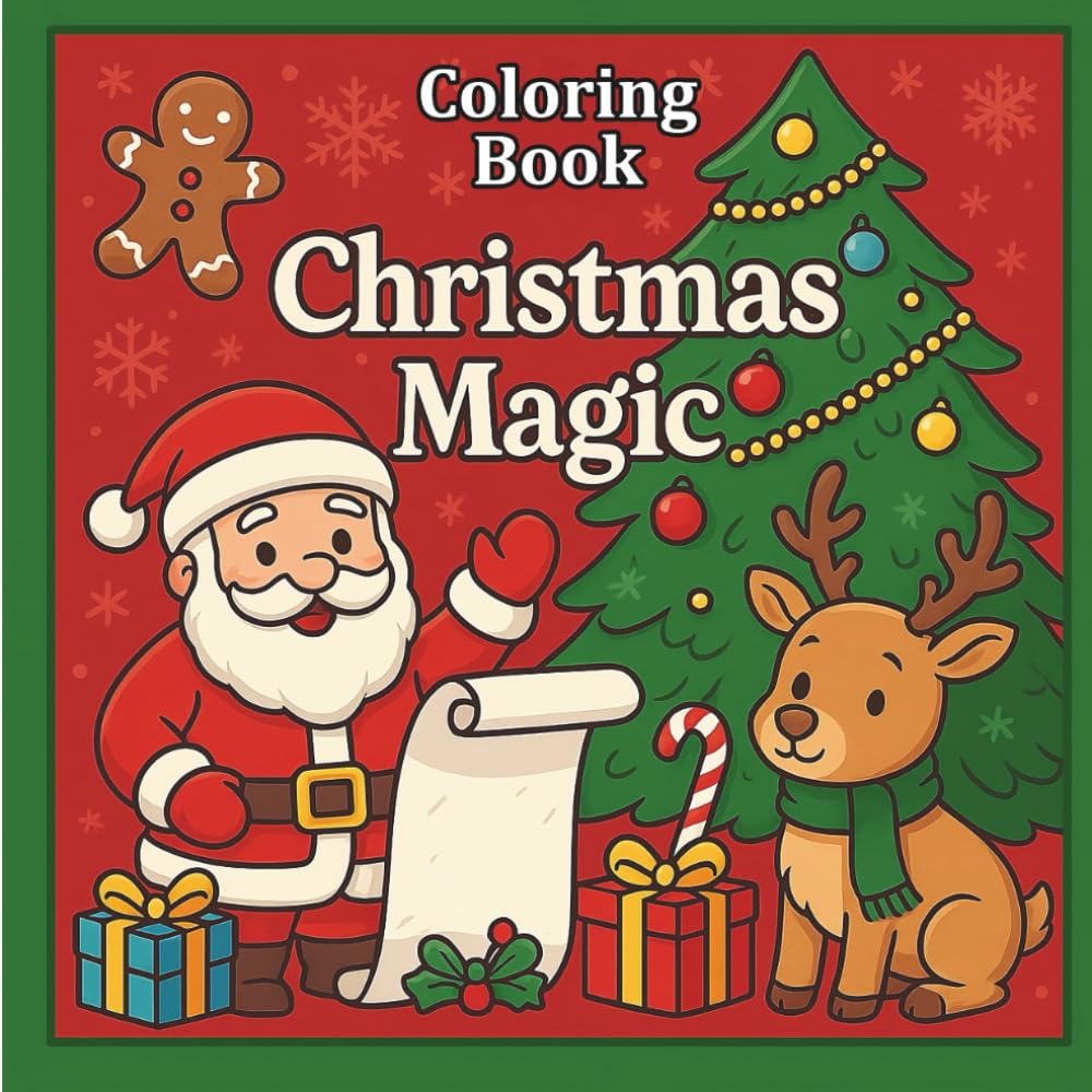 Coloring Book Christmas Magic