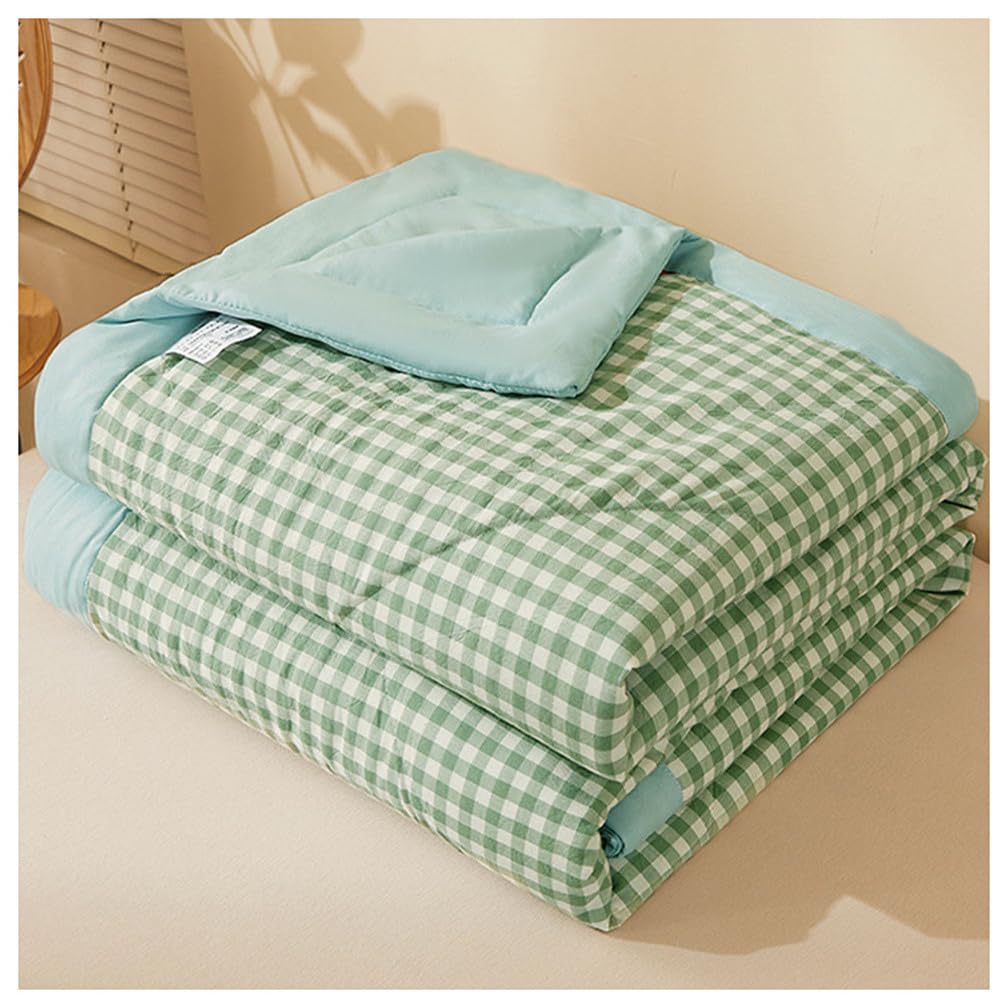 Couette d'été douce contre la chaleur nocturne avec couverture légère en coton lavé 150x200