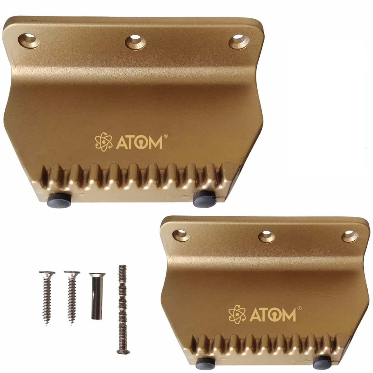 Atom Foot Operated Door Opener, AD Aluminium Door Pedal for Contactless Handsfree Safety Access, Step and Pull Strong Door Opener (Brown Color), Pack of 1 — Amazon image 24