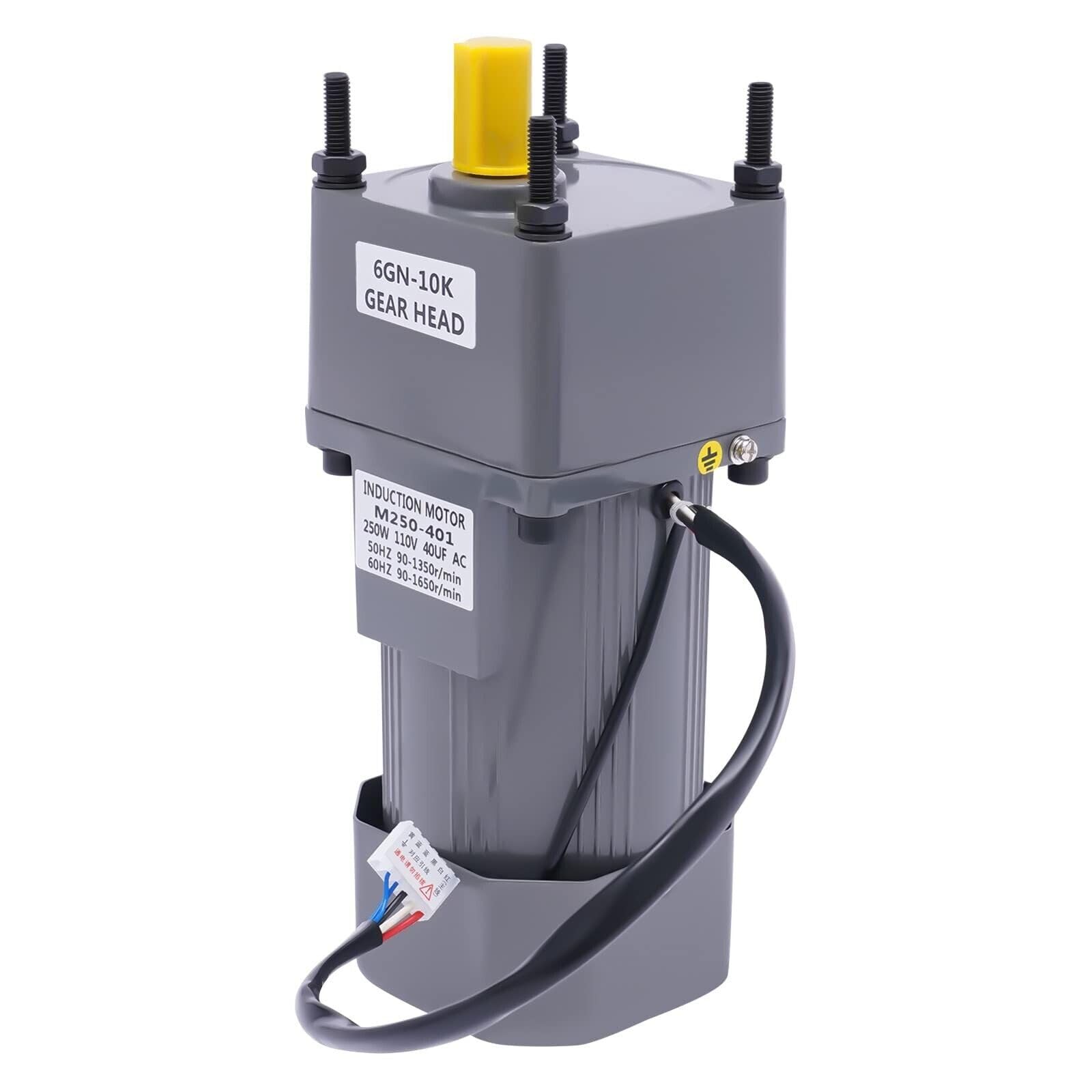 #US Adjustable Variable Gear Reducer Motor,AC High Torque Motor,250W 10K Electric...