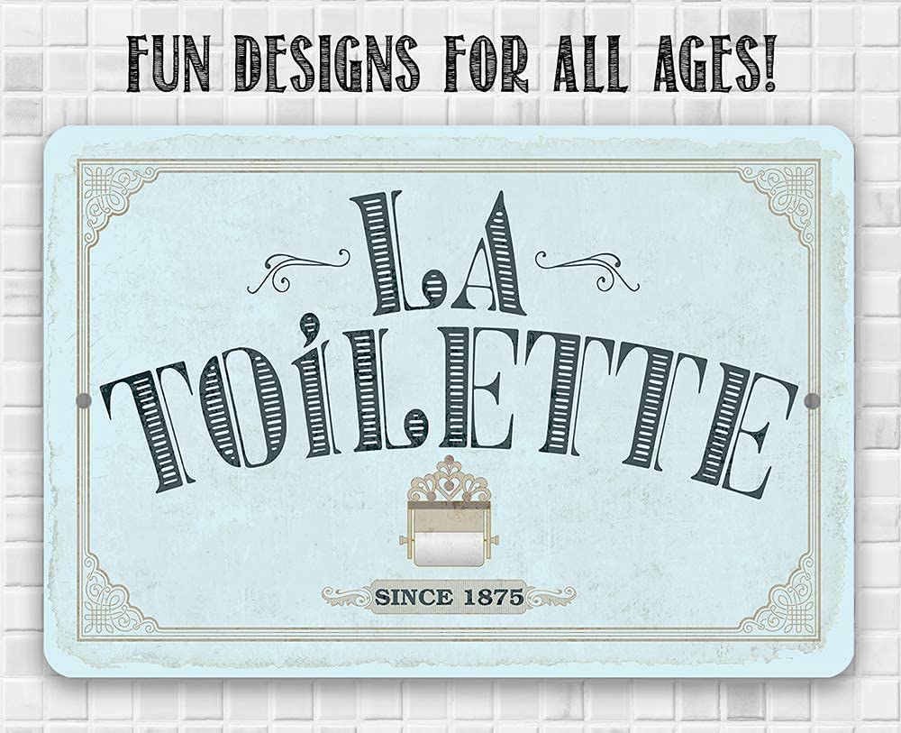 Super rare❗️2vintage l toilet signs Amazon.com: La Toilette Sign - Classic Wash Room Sign, Restroom