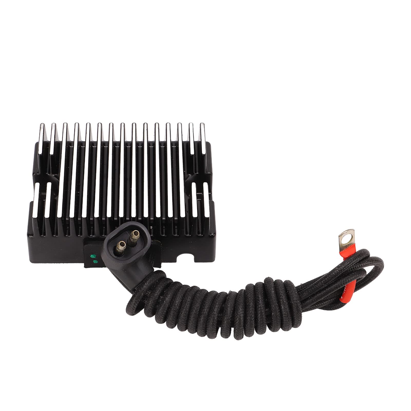 Cocoarm Prostownik Regulatora Napięcia, Metalowy Stabilizator Napięcia DC 12 V, Kontroluje Moc wyjściową ładowania, Obsługuje Napięcie Akumulatora, Pasuje do Modeli Silników Motocyklowych FLSTS FXD