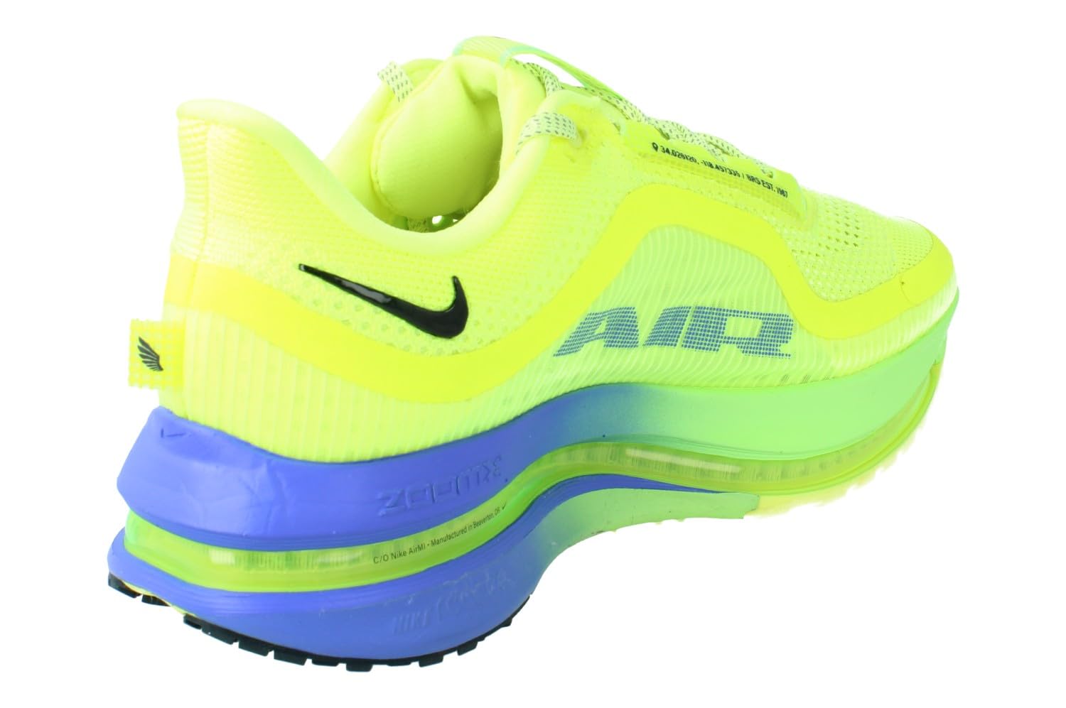 Nike Pegasus Premium - Tenis de correr para hombre (Bolt Ice/Lime Blast/Sapphire/Black Spruce)