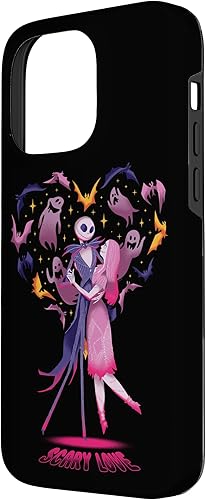 Miniatura 2 de iPhone 14 Pro Max Disney The Nightmare Before Christmas Jack Sally Scary Love Case