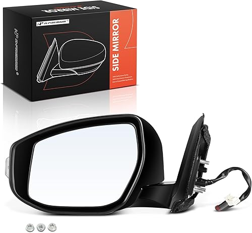 A-Premium Espejo eléctrico para puerta del lado del conductor compatible con Nissan Altima 2013-2018  Espejo retrovisor exterior plegable manual con