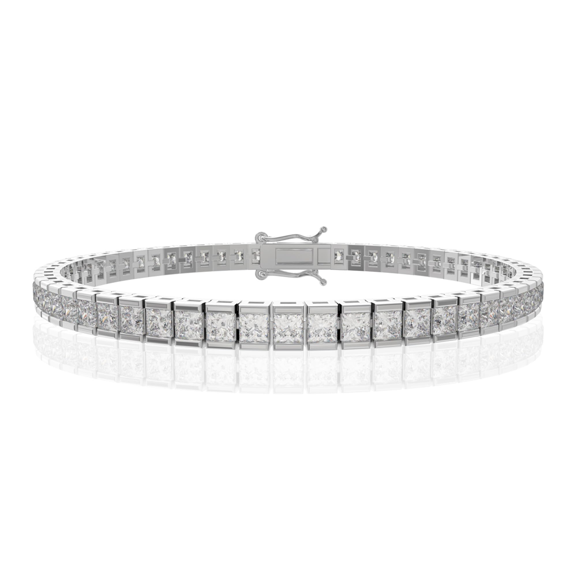 ANAYRA FINE SILVER JEWELLERYSterling Silver Chico Tennis Bracelet For Women - Minimalist Jewellery Aesthetic Bracelet Sterling Silver Bracelets Bracelet For Women | Hallmark Certified