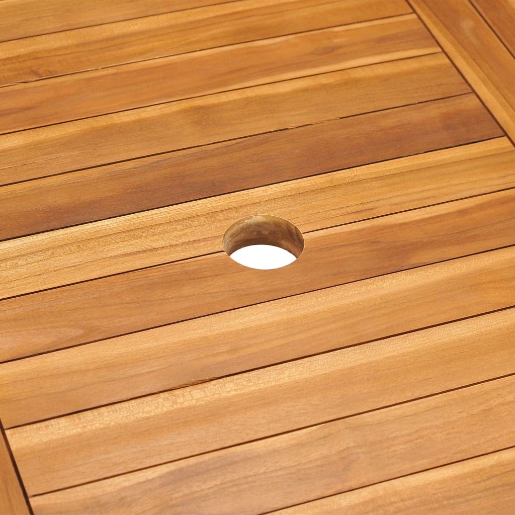 Mobili,Mobili da esterno,Tavoli da esterno,Tavolo da giardino 150x90x75 cm in legno massello di teak