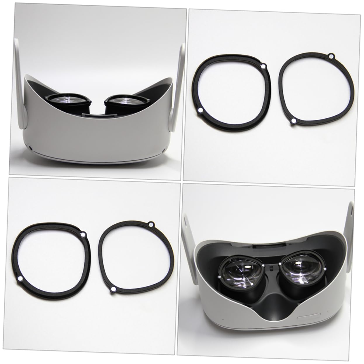 HOMSFOU 6pezzi Anello Protettivo Per Lenti Vr Da Compatibile Con Rift Anti- e Leggero Accessorio Essenziale Per Occhiali Vr Protezione Sicura Per Lenti Virtuali