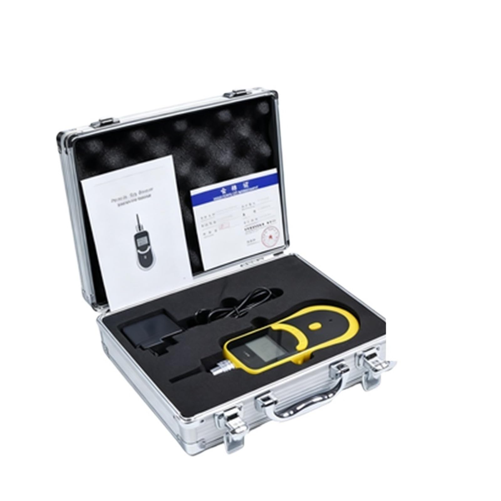 Détecteur de gaz O2 électronique Anti-interférences, renifleur de gaz Rechargeable avec Une portée de 100% et Un écran LCD Intérieur/Extérieur
