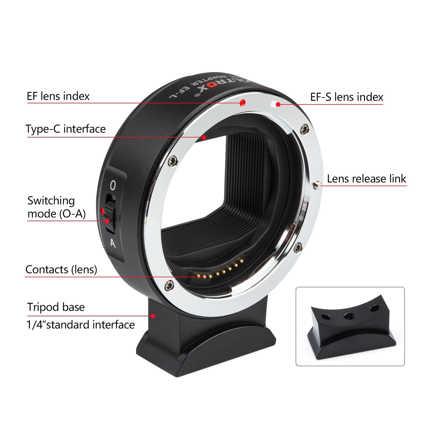 VILTROX EF-Lマウントアダプター EFマウント Lマウント アダプタ Amazon.com : VILTROX EF-L Pro Auto Focus Lens Mount Adapter