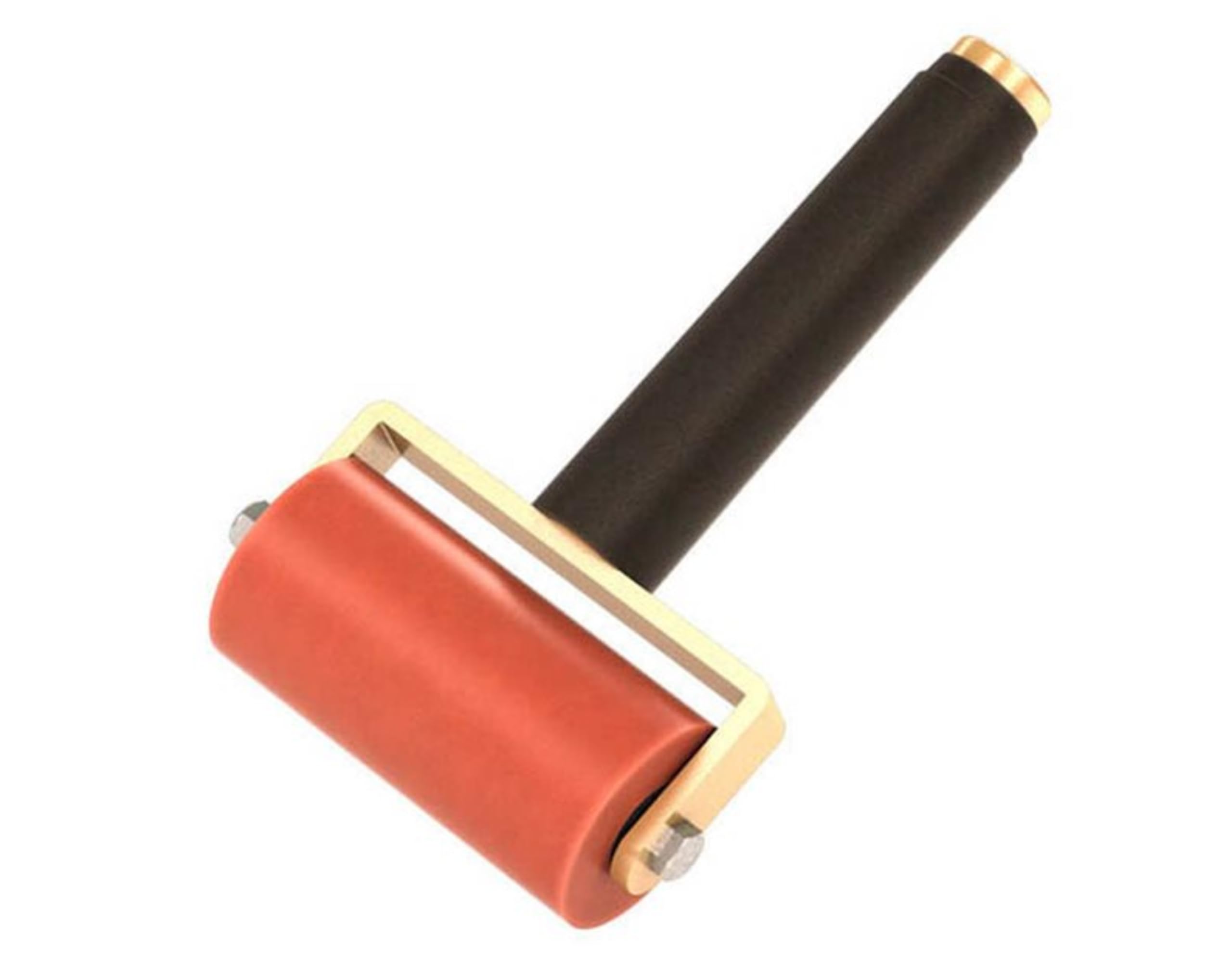 Bon Silicone Seam Roller 4 in. with Ergonomic Non-Slip Grip and Threaded Handle Option – Lightweight Design for Tight Areas and High-Pressure Applications