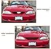 Front Grill Aluminum Billet Gill Insert Replacement Fits Ford Mustang 1994-1998 Grill for 94 95 96 97 98 Mustang without Logo Show (Black)