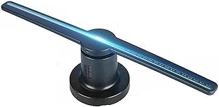 贝卓 Hologram Fan, LED 3D Air Holographic Projector Advertising Machine Display Fan Hologram Player Lamp Advertising Light Led Advertising Board Halloween Window Projector Hologram