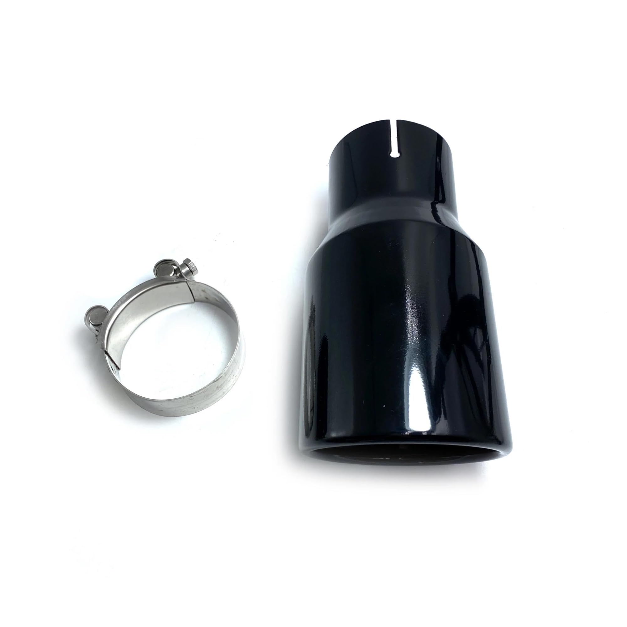 Embout d'échappement 63-101mm en acier inoxydable noir pour le silencieux de votre Mazda