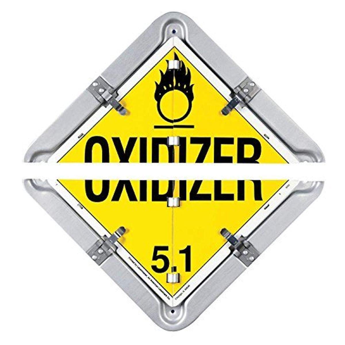 Labelmaster 81-8SFO 8 Legend Hazmat Flip Placard System for