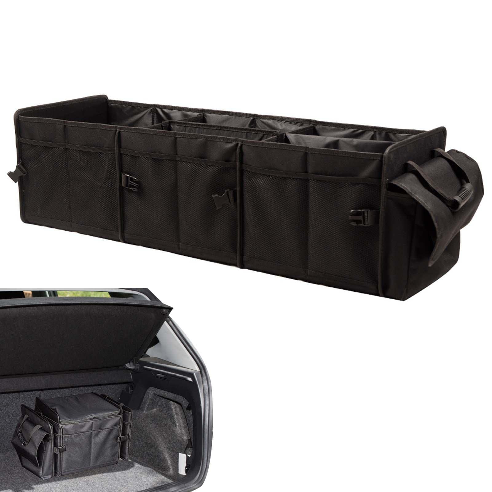 Organizer per bagagliaio per auto, organizer per bagagliaio per auto | Organizzatore di contenitori per camion isolato in tessuto Oxford impermeabile per