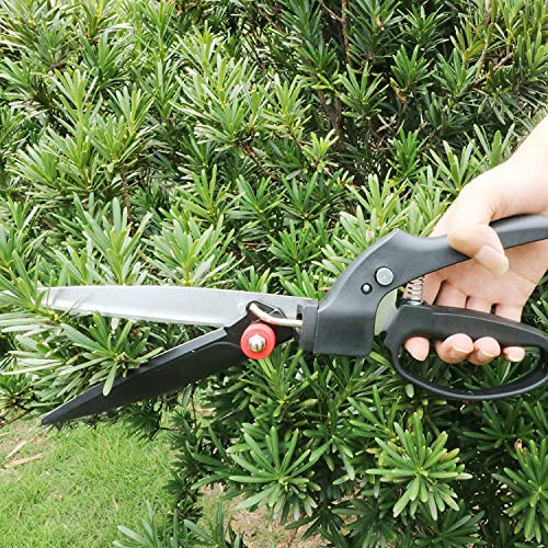Gartol Grass Shears With180 Degrees Rotating Cutter Head, Lightweight Loop-Handle Garden Grass Clippers Scissors, 5 Inch Sk-5 Steel Blade, Ideal For Edging And Trimming Decorative Grasses #TOP5