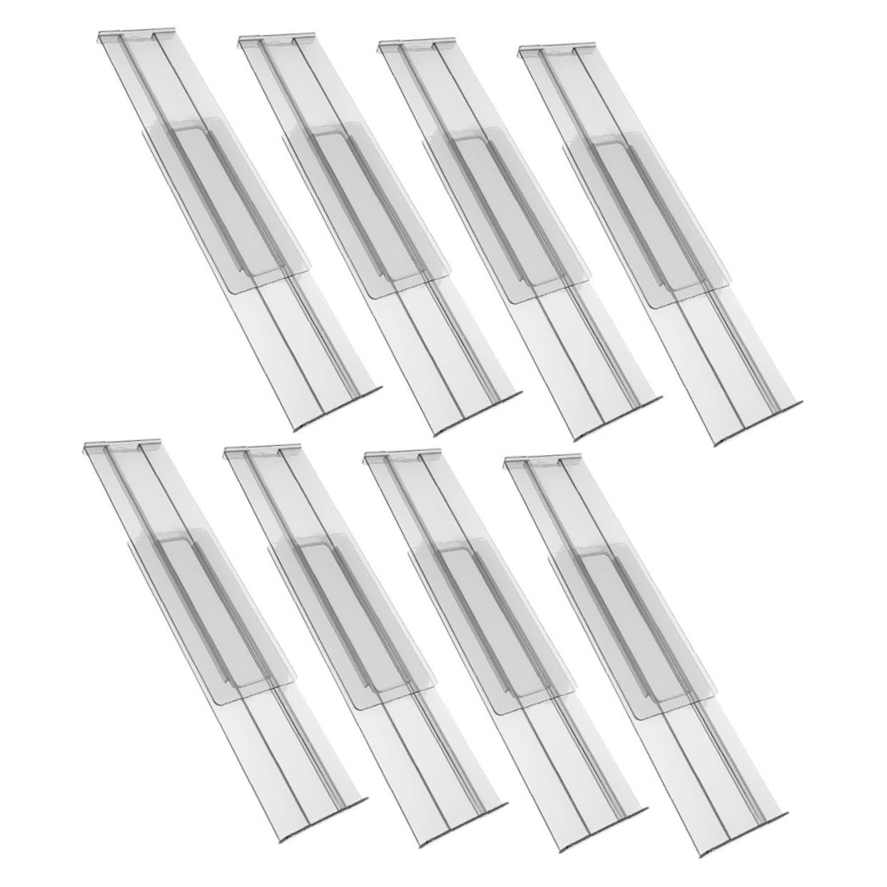 Luxshiny 8pezzi Separatori per Regolabili Espandibili Organizer per Vestiti e Utensili da Cucina per Camere da Letto e Uffici Soluzioni di Archiviazione Efficienti