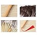 2Pack Chinese Style Classical Goose Feather Dance Fan Feather Hand Fan Performance Props for Men and Women of All Ages