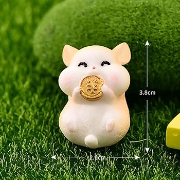 * vintage ornament ❀ お行儀のよい クリーミー ワンちゃん Amazon.com: MAOMIA 7pcs Mini Hamster Figures Animal Toy Cake