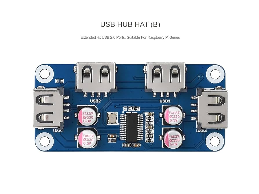 Raspberry Pi 4 ModelB4GB ケース電源SSD USBHUB Raspberry Pi 4 ModelB4GB ケース電源SSD USBHUB 4 Port USB HUB HAT