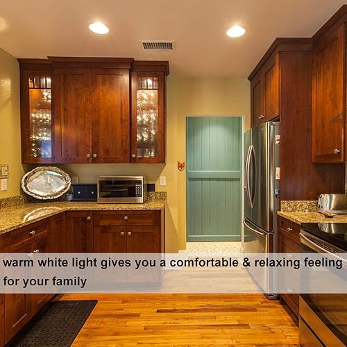 Miniatura 2 de Vinaco Gu10 Bulb, 6 Pack High Brightness gu10+c 120v 35w Halogen Light Bulbs with Glass Cover, dimmable gu10 Track Lighting, Soft White, High CRI100