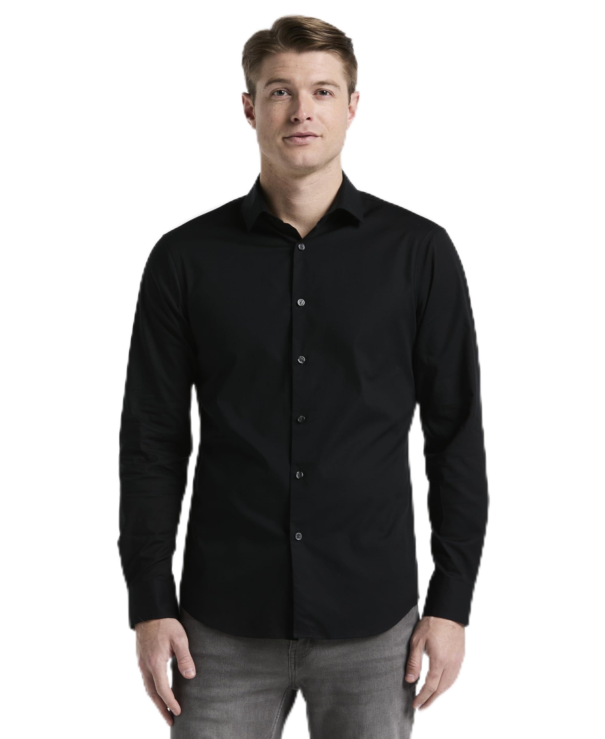Perry Ellis Dobby Cotton Slim Fit Shirt