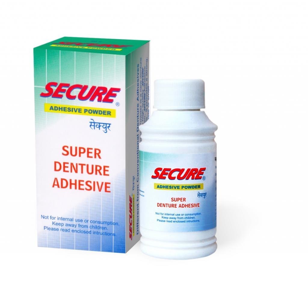 SECURE Denture Adhesive Powder 20gms (Pack of 2) Amazon.in Health