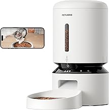 PETLIBRO 5L Automatic Food Dispenser with 1080P Camera - 5G WiFi Dog Feeder with App, Low Food Sensor, Motion and Pet Sound Alert, 1 to 10 Meals
