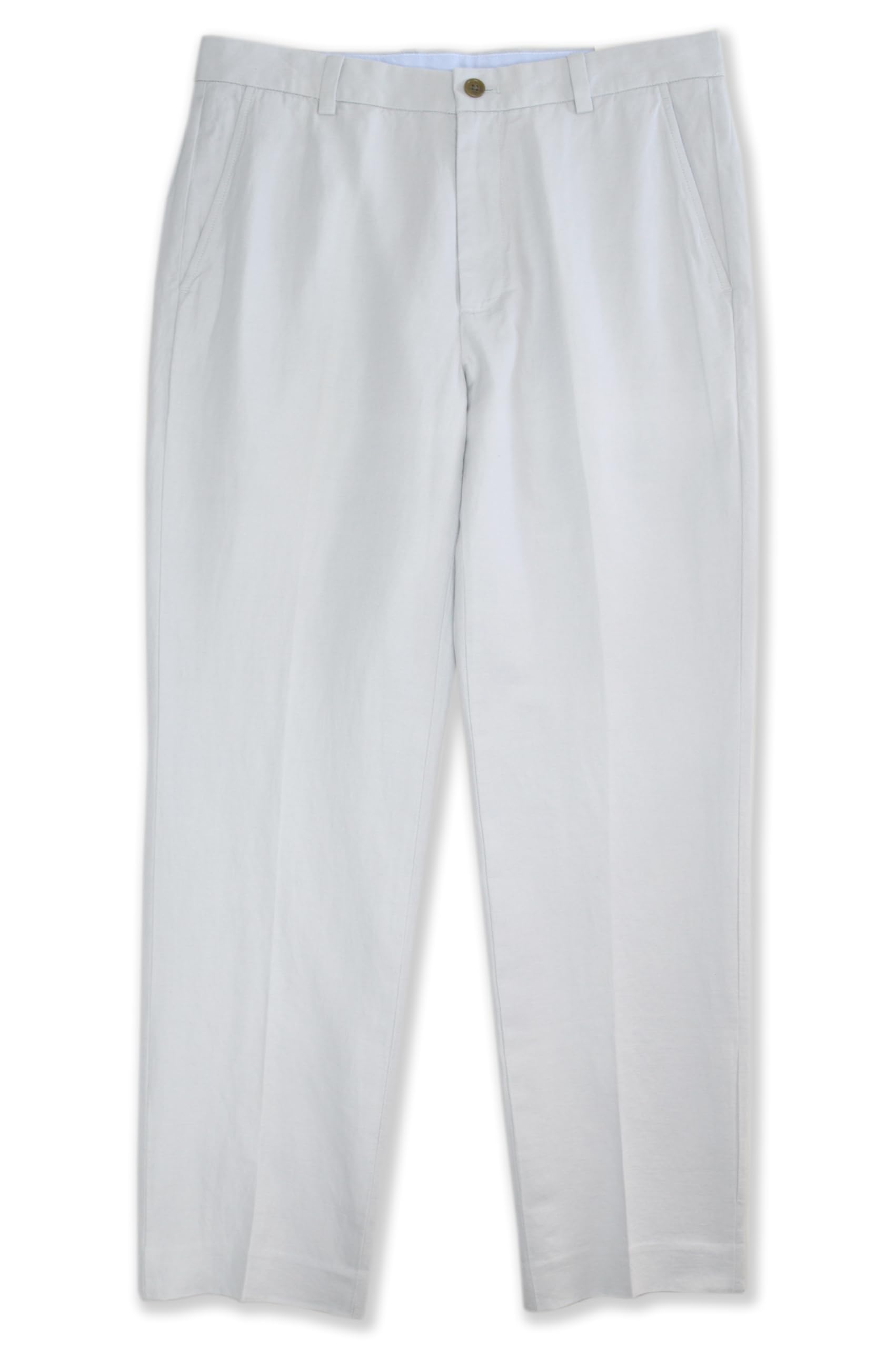 Brooks Brothers Men's Clark Fit Baird McNutt Linen and Cotton Fit Chino Pants,