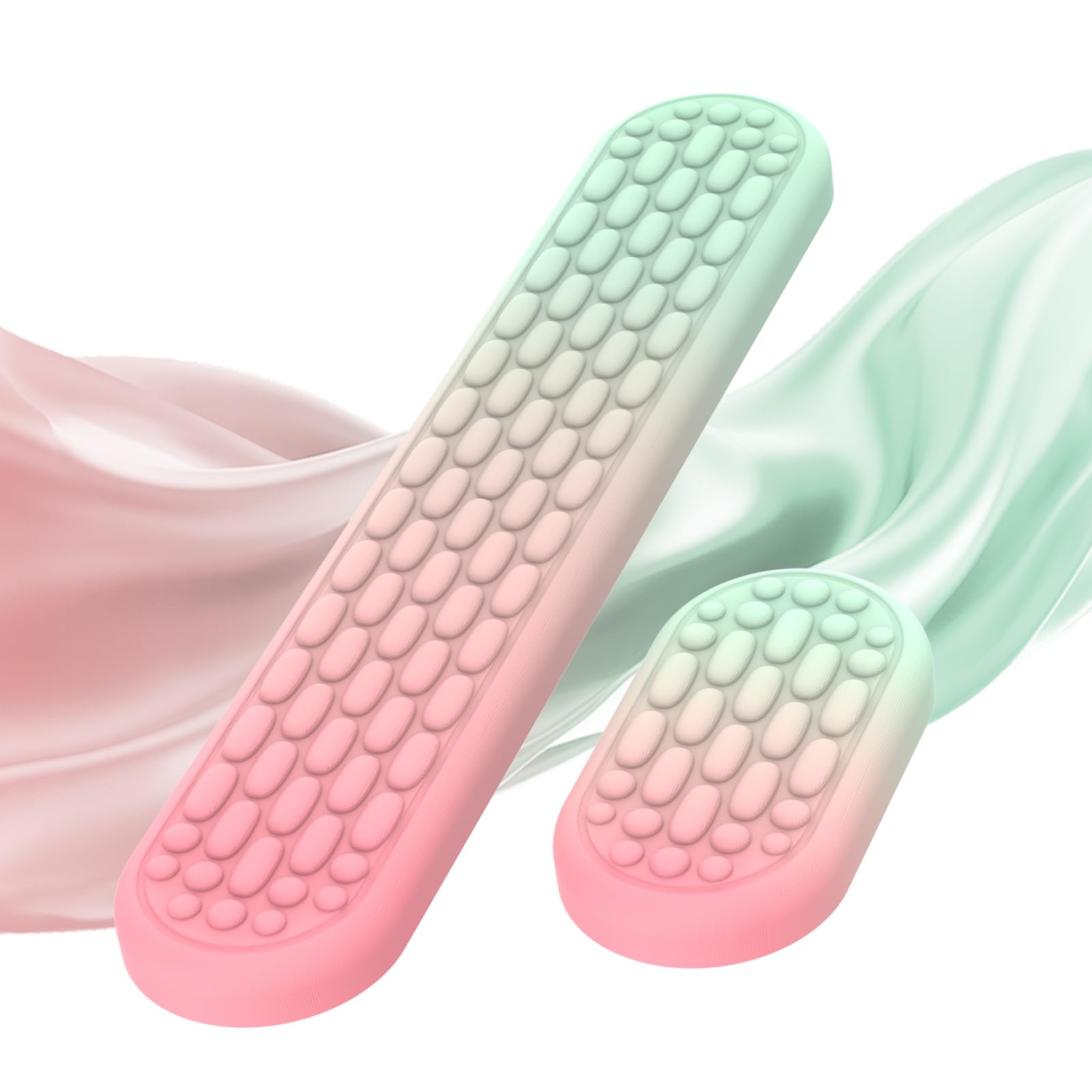 MoKo Keyboard Wrist Rest, Ergonomic Wrist Rest for Computer Keyboard and Mouse with Soft Memory Foam, Keyboard Wrist Support for Typing Pain Relief,