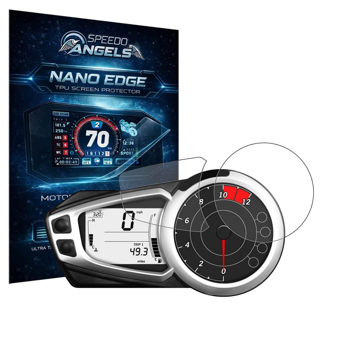 Speedo Angels NANO EDGE Screen Protector compatible with SPEED TRIPLE (2011-2017) 3 x Ultra Clear