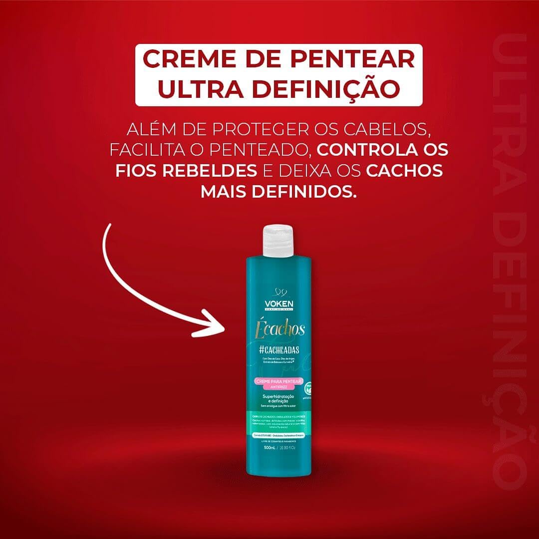 Voken Écachos Creme para Pentear Antifrizz, Super Hidratação e Definição para Cabelos Cacheados 500ml em promoção! Veja a oferta e mais achadinhos de Leave-in e Cremes de Pentear 2 Hoje é o melhor dia para comprar Voken Écachos Creme para Pentear Antifrizz, Super Hidratação e Definição para Cabelos Cacheados 500ml com aquele preço maroto! Promoção! Aproveite a oferta! 2