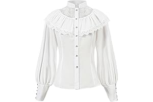 Victorian White Clown Shirt