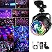 Yizhet Luces Discoteca, Luces de Discoteca de 7 Colores de Iluminación LED Giratoria Luz de Discoteca con Control de Sonido y Cable USB,Control Remoto para Fiesta, Bar, Boda, Navidad, Coche, Festival