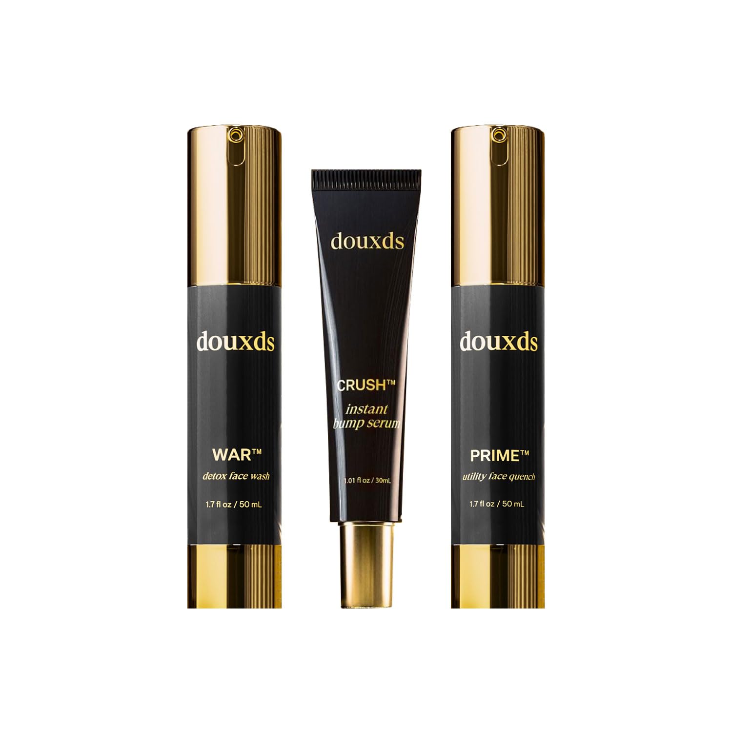 Sponsored Ad - The Vitals Set, WAR™ Charcoal Face Wash, PRIME™ Vitamin Face Quench, CRUSH™ Instant Bump Serum Skincare Trio, Men’s Skincare, Ingrown Hair, Pore Cleaner, Acne Treatment, Pack of 3, 50 ml each