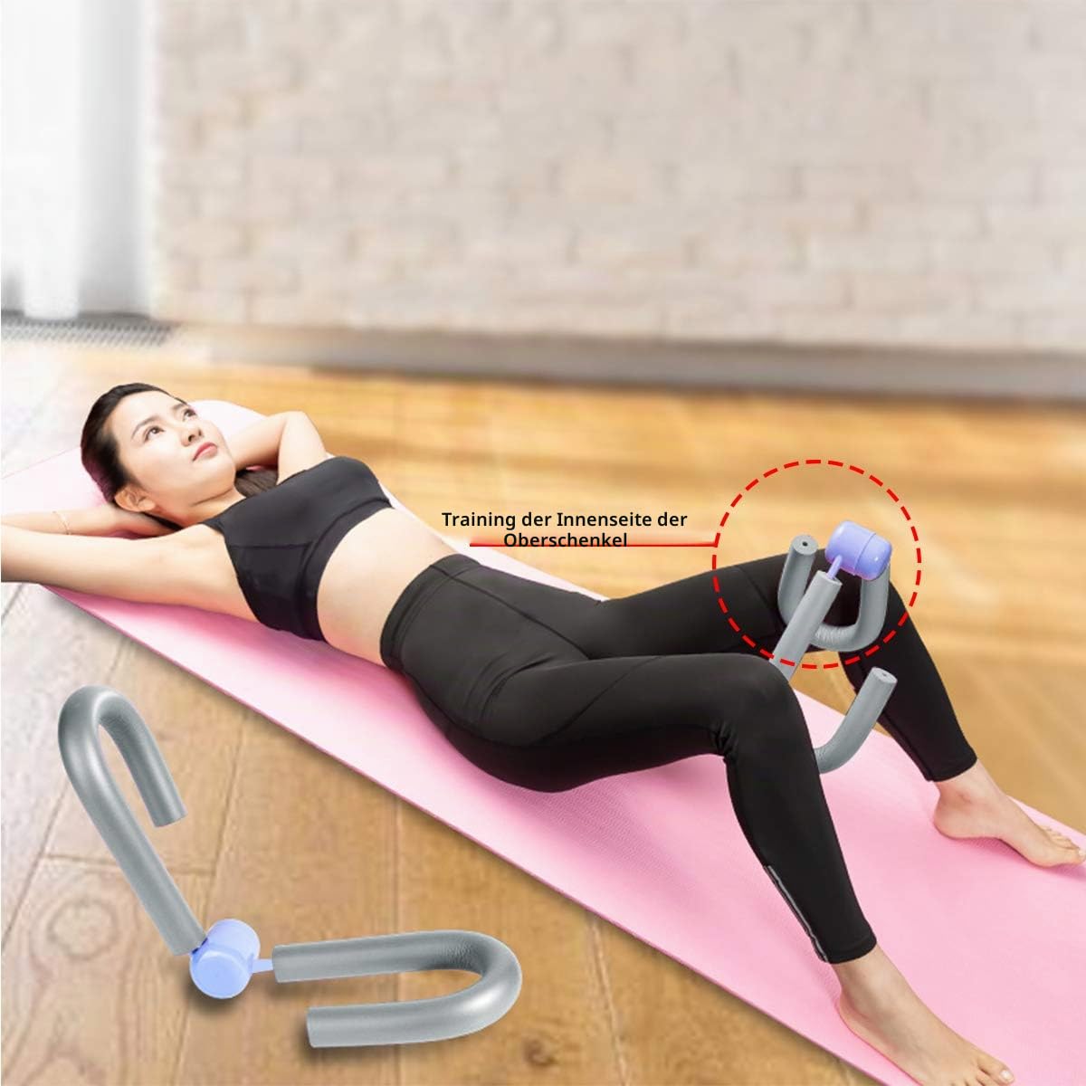 Multifunktionale Sportgerät Oberschenkeltrainer Beintrainer mit superweichen Schaumstoff für,