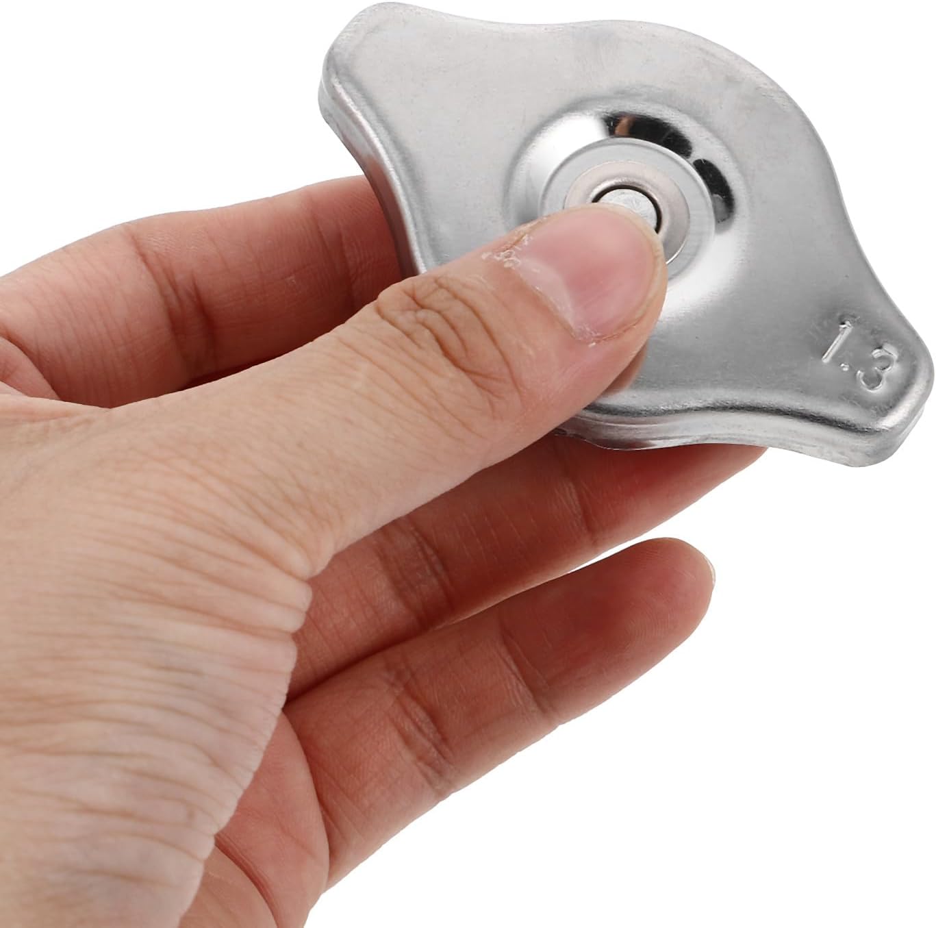 Roleader High Pressure Stainless Steel Radiator Cap Coolant Reservoir Cover for Car Modification Universal Engine Seal Replacement