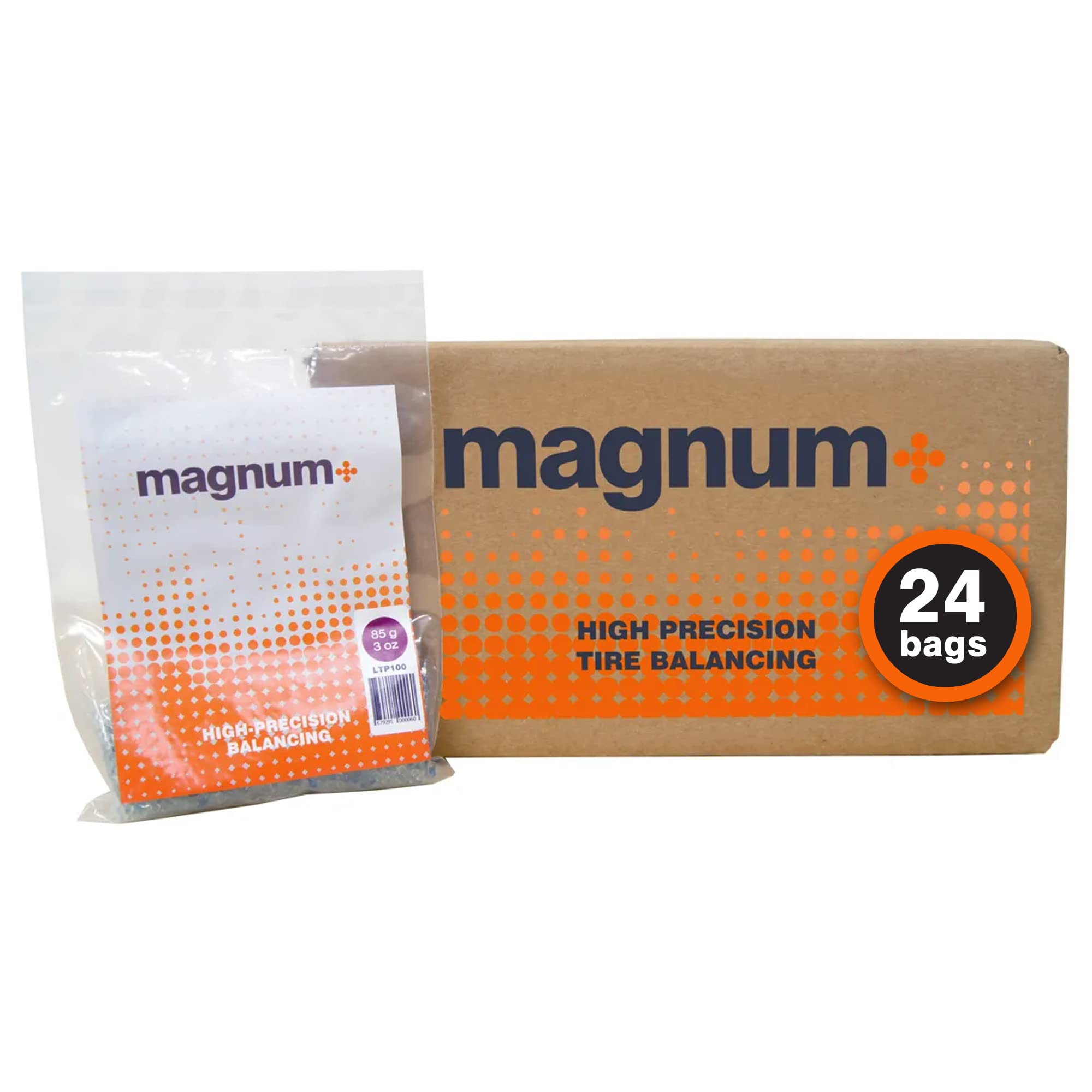 magnum+ Tire Balancing Beads – Case of 24 Bags (8.5oz / 240g Each)