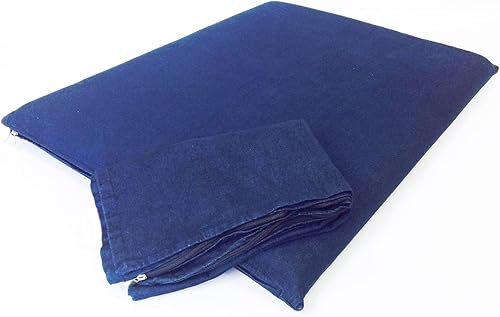 Miniatura 11 de Lujosa cama para perros de espuma viscoelástica con almohadilla sólida y funda interior impermeable y fundas externas para perros pequeños