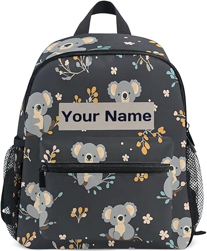 Miniatura 10 de Mochila personalizada para niños y niñas mochila casual para niños pequeños personalizada con nombre de niño Estampado de encaje de béisbol 10 x 4 x