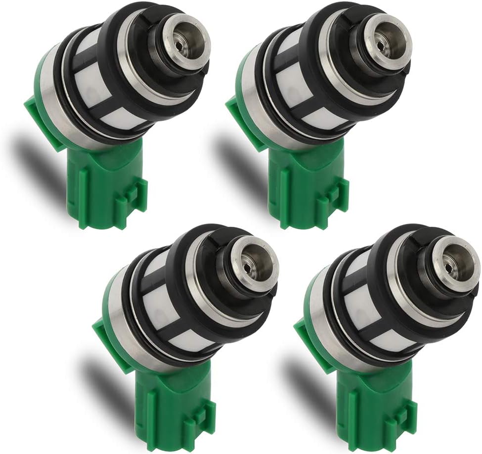 SCITOO Fuel Injectors Automotive Engine 1 Hole 4Pcs Replacement For Nissan For Altima 2000-2001,For Nissan For Frontier 1998-2004,For Nissan For Pickup 1995-1997,For Nissan For Xterra 2000-2004