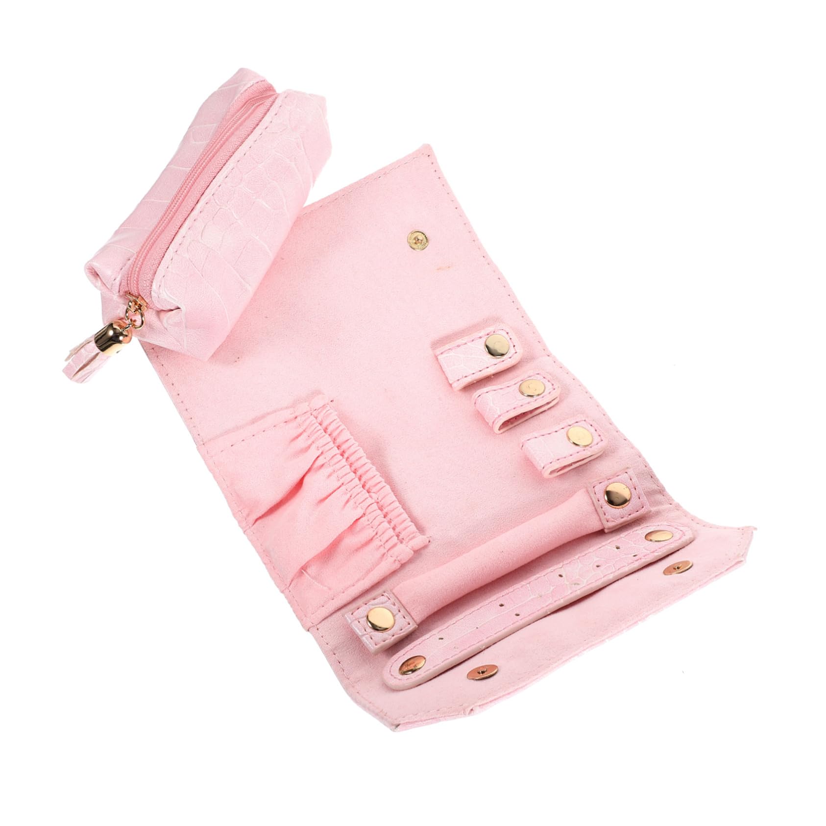 Cabilock 5piezas Organizador De Joyas De Viaje Estuche De Almacenamiento Para Collares y Pendientes Bolsa De Joyas y Ligera Para Viajes y Actividades Al Aire
