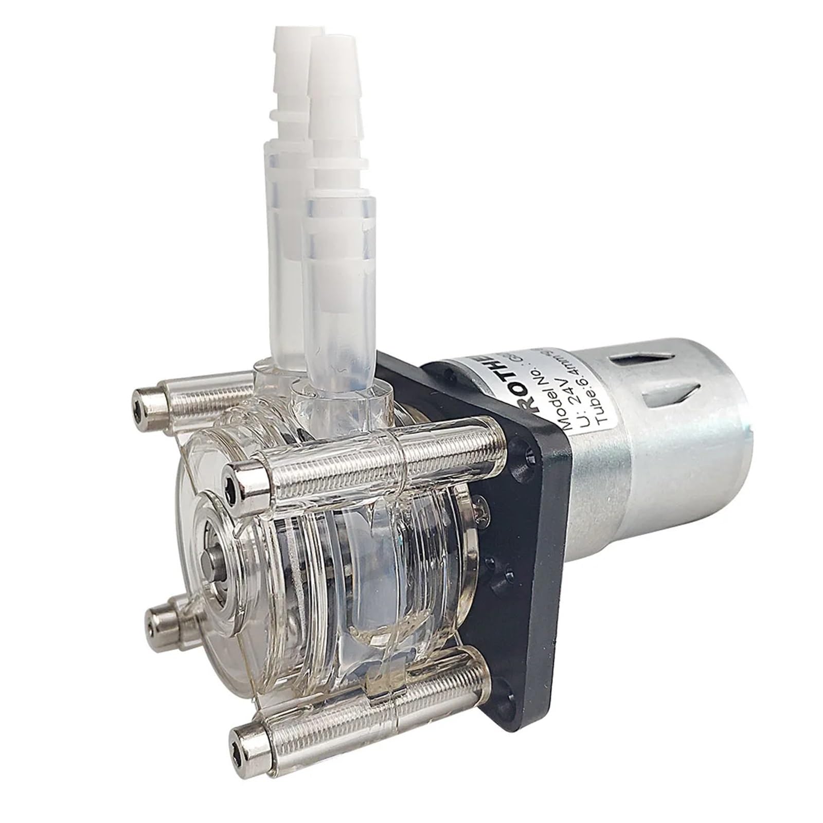 Bomba peristáltica, Bomba peristáltica de 12 V/24 V CC, 500 ml/min, dosificadora for vacío, acuario, laboratorio, análisis(Pharmed BPT tube,12V)