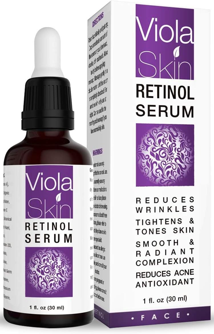 PREMIUM Retinol Face Serum with Hyaluronic Acid & Vitamin E, Anti Aging Retinol Serum for Wrinkles, Fine Lines & Sensitive Skin, Hydrate & Brighten your look! 100% Satisfaction