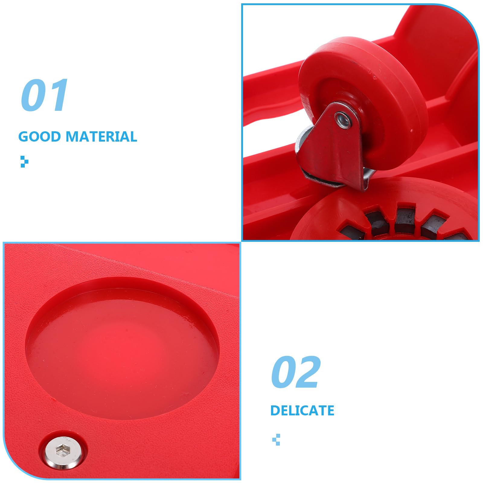 Almohadilla para Rodillas con Ruedas Resistente para Reparación de Coches Cojín Ergonómico para Mecánicos y Construcción Protector Estable para Trabajo Azulejos Soporte Cómodo y