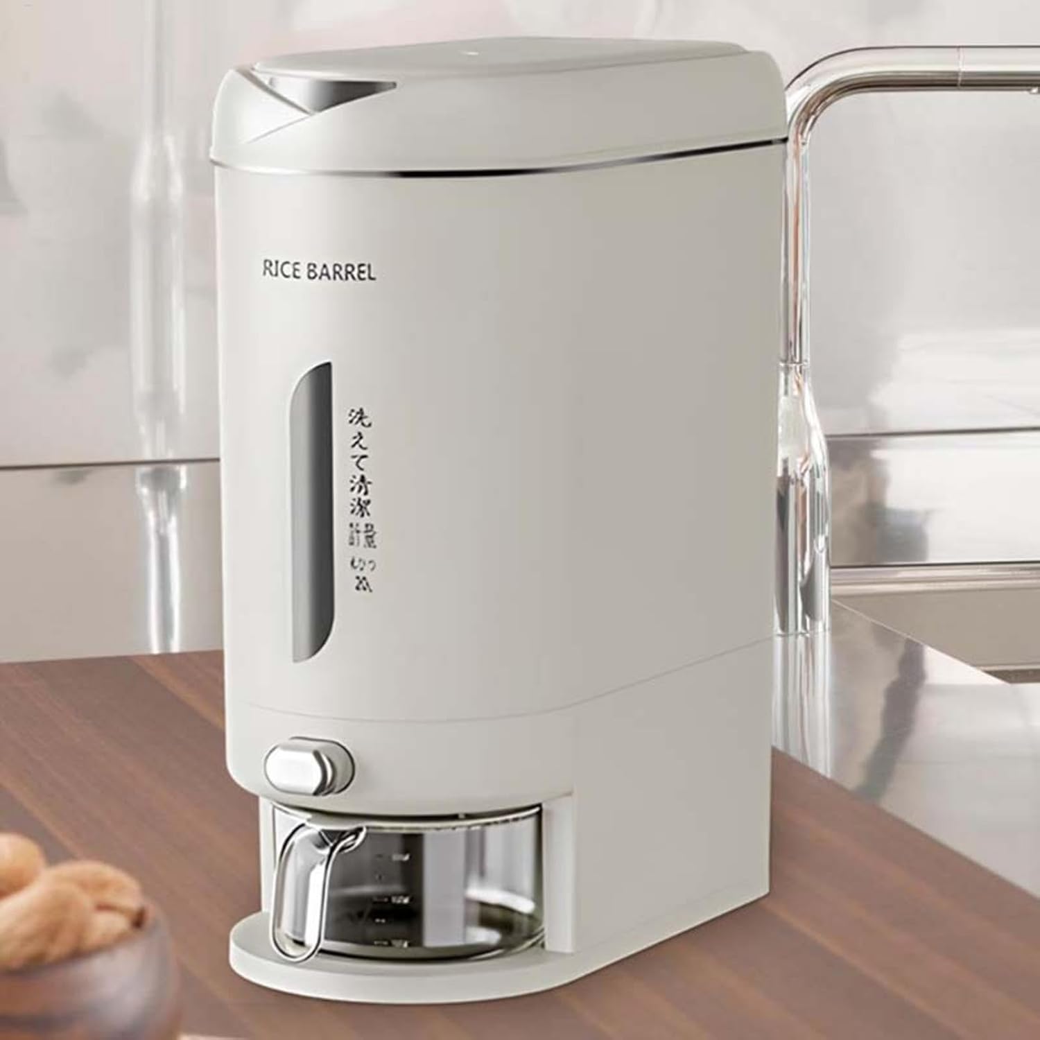 ロータリーライスディスペンサー 33ポンド - 6グリッド回転穀物