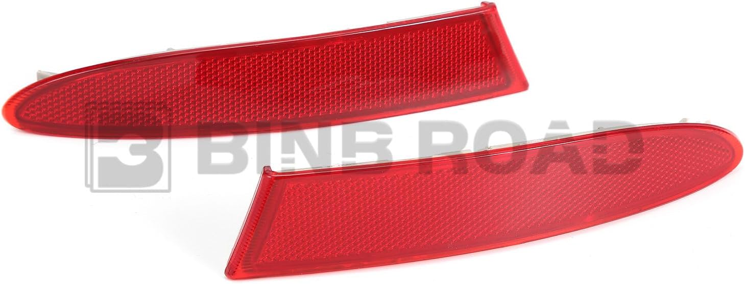 Rear Bumper Reflector Strip Cover 63147217315 + 63147217316 - Compatible with BMW X3 F25 2009-2017,Sport Model